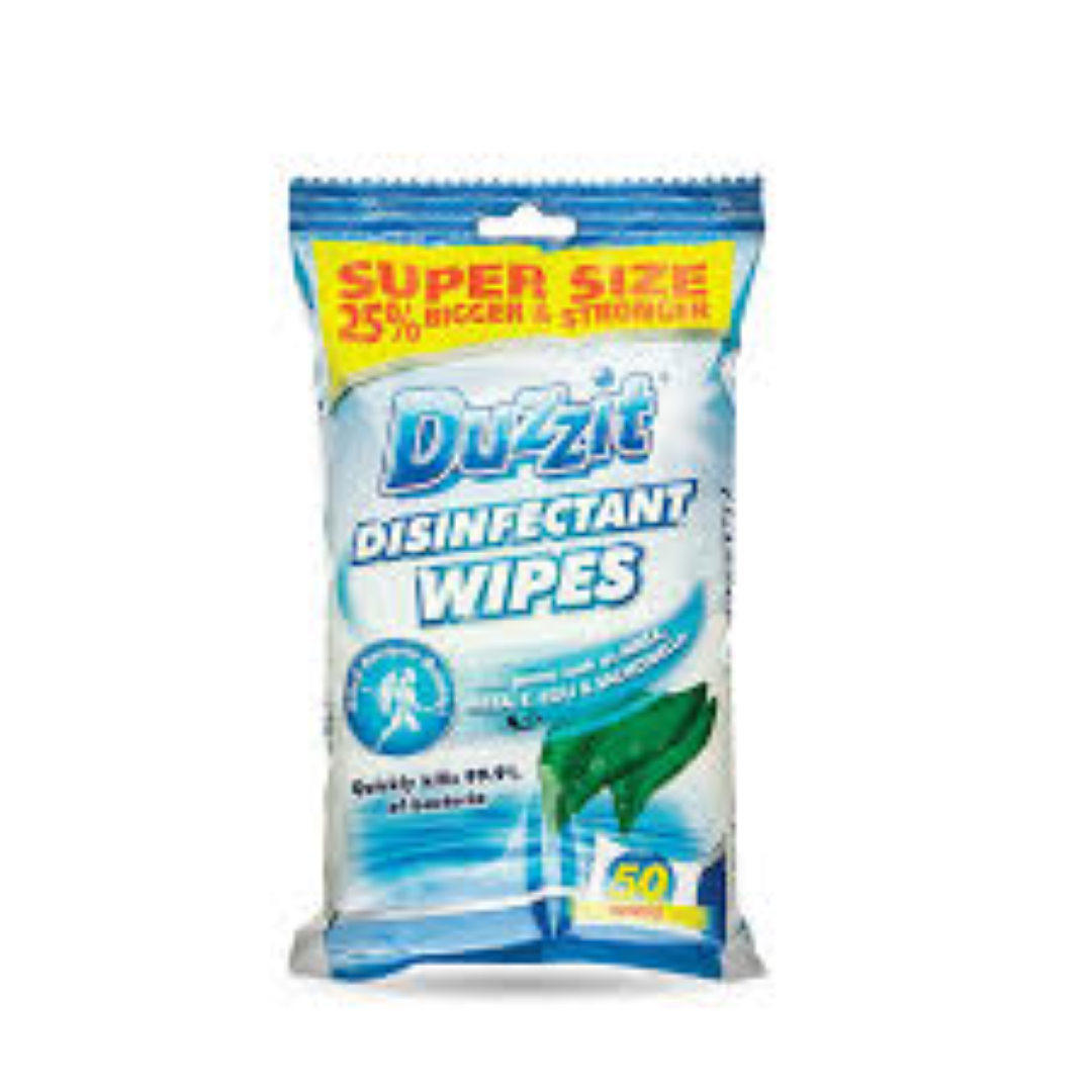 151 DUZZIT 50PK DISINFECTANT WIPES